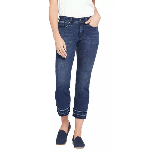 NYDJ Marilyn Attached Hem Ankle Denim Jeans Inspire Womens Size 8 New - Picture 1 of 8